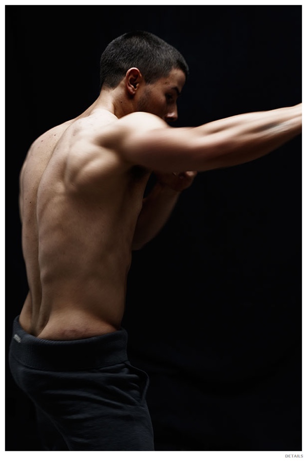 Nick Jonas Shirtless Back Details Photo Shoot