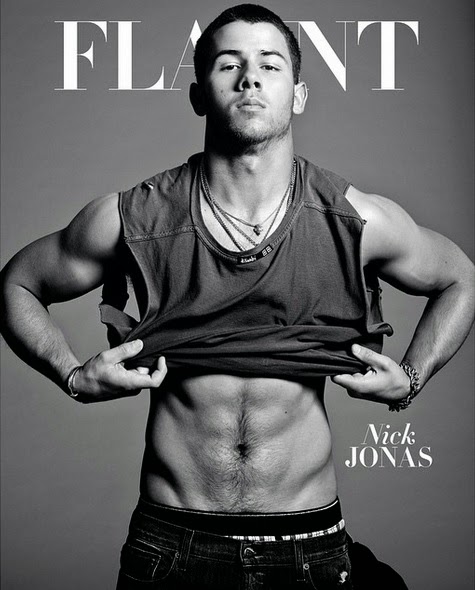 Nick Jonas Reveals Six-Pack on Flaunt Cover