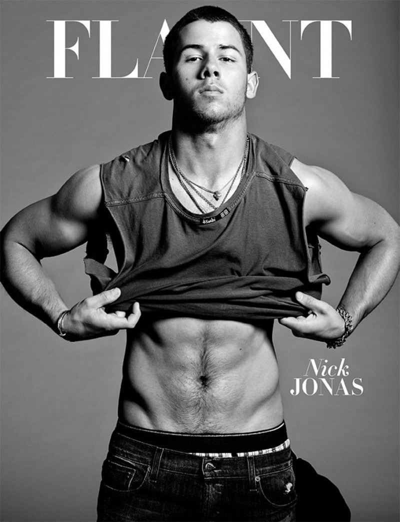Nick Jonas covers Flaunt magazine.