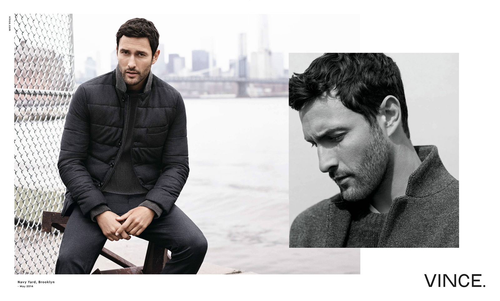 Noah Mills Vince Fall 2014 Campaign