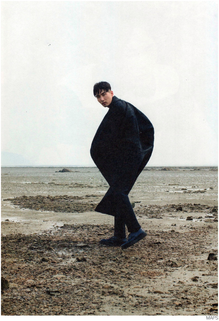 Noma Han Hits the Beach for Fall Fashion Editorial from MAPS