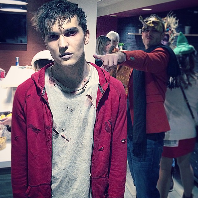 Paris Nicholson is zombified a la 'Warm Bodies'.