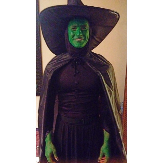 Parker Gregory's completed wicked witch.