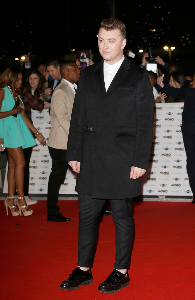 Sam Smith Wears Pringle of Scotland to MOBO Awards