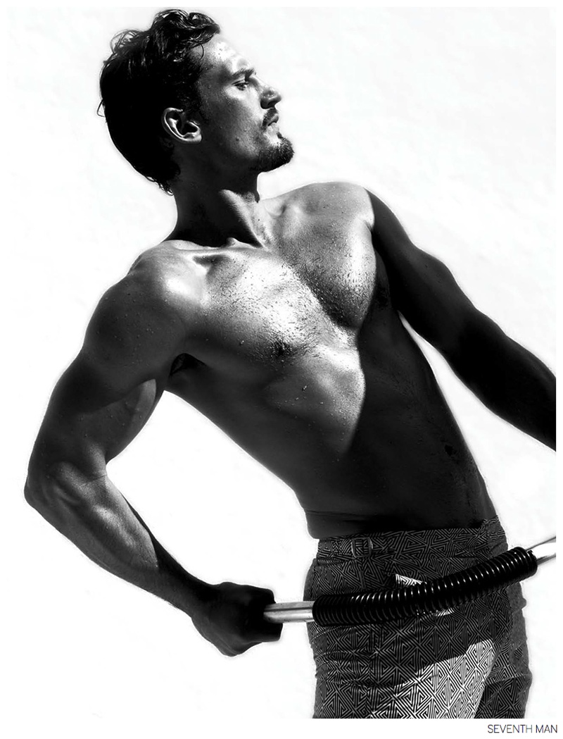Sam Webb Models Orlebar Brown for Seventh Man