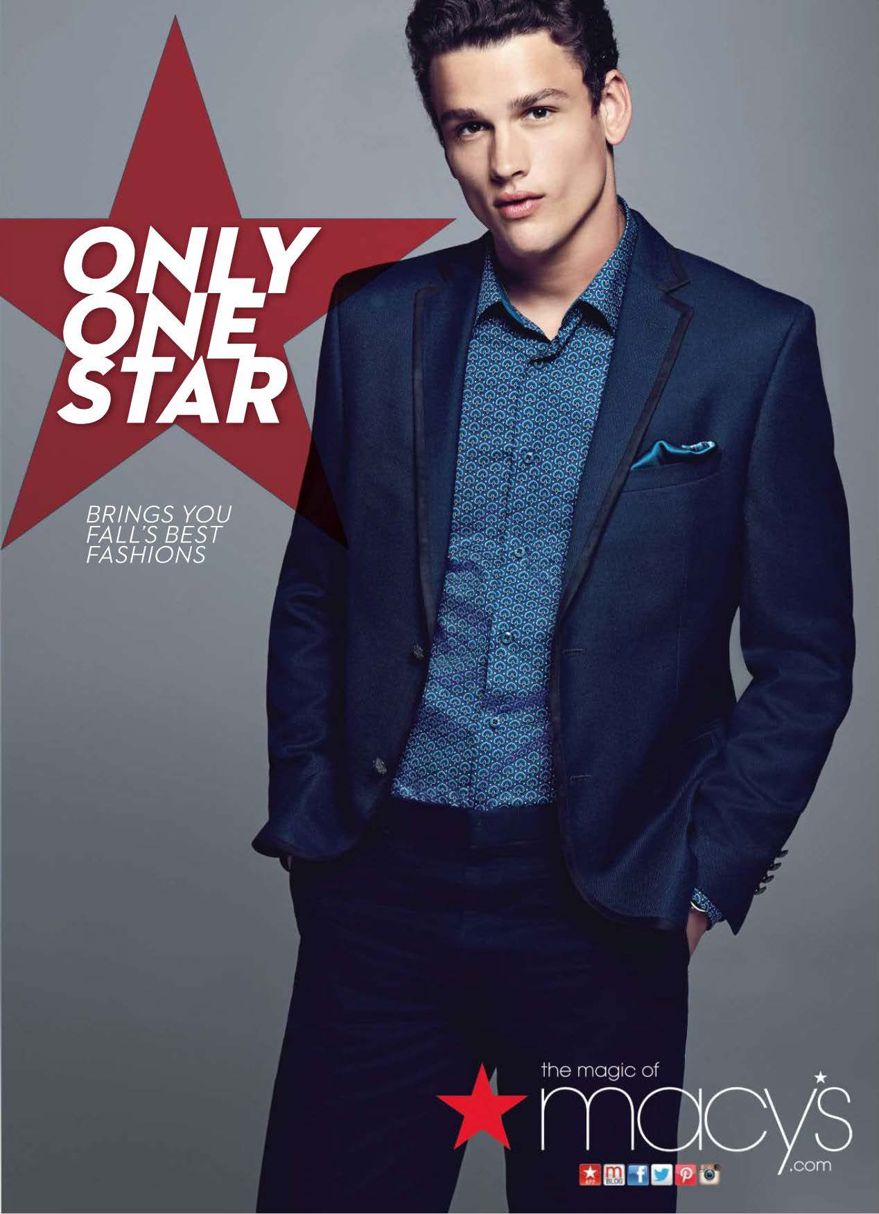Simon Nessman Goes Formal for Macy’s Fall 2014 Campaign