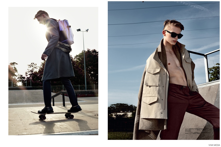 Michal Kar Shoots Skater Couture for Viva! Moda