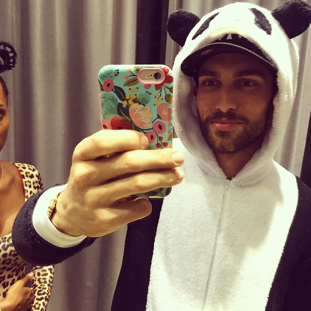 Tobias Sorensen is panda chic.