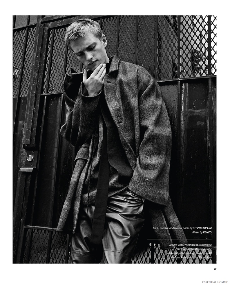 City Limits: Victor Nylander Goes Urban for Essential Homme
