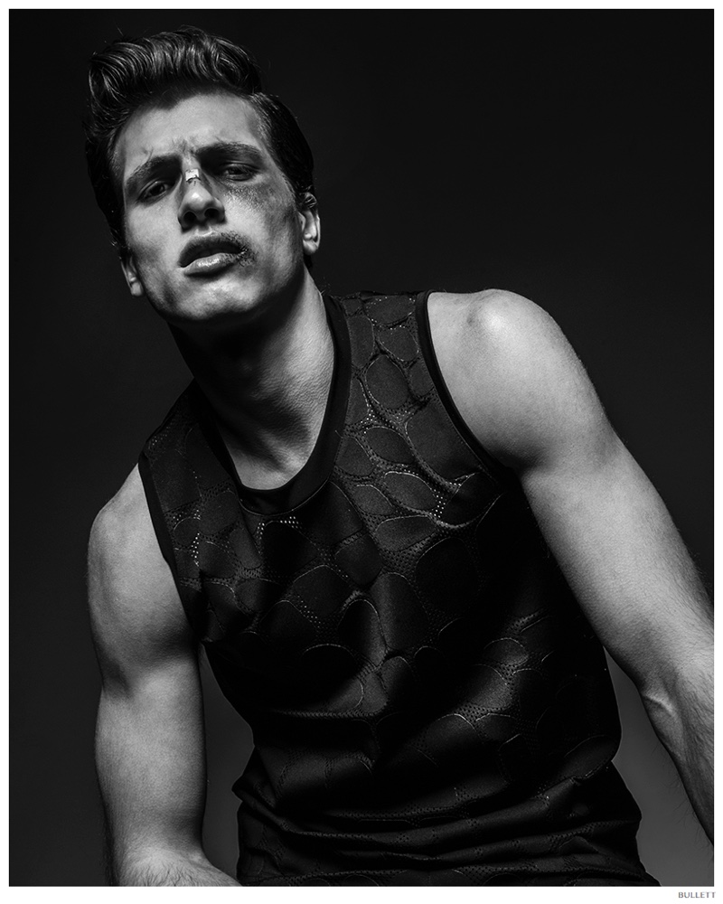 Adrian Cardoso is a Boxer for Alexander Wang for H&M Bullett Editorial
