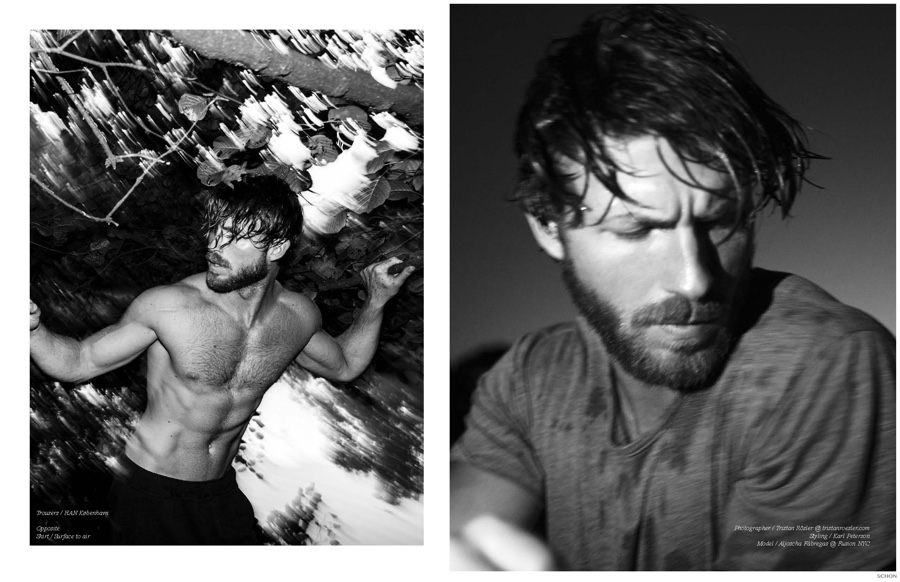 Aljoscha Fabregas Retreats Outdoors for Schon! Magazine