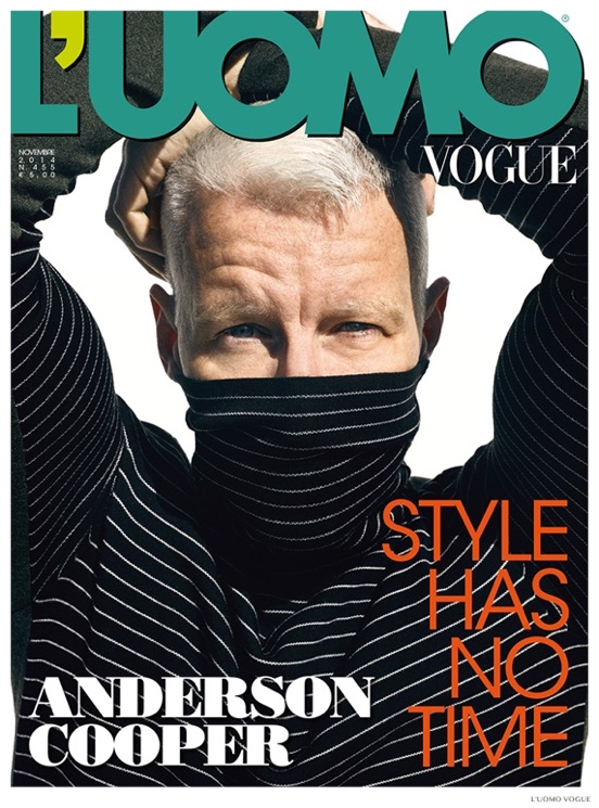 Anderson Cooper Covers November L'Uomo Vogue, Embraces Sartorial Fashions for Photo Shoot