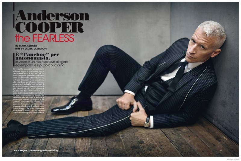 Anderson Cooper Covers November L'Uomo Vogue, Embraces Sartorial Fashions  for Photo Shoot – The Fashionisto