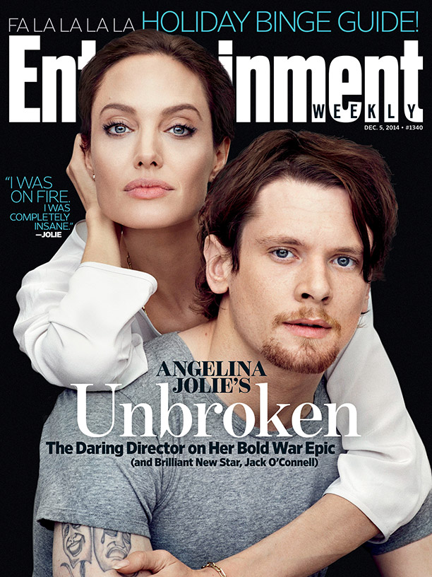Angelina Jolie & Jack O’Connell Cover Entertainment Weekly