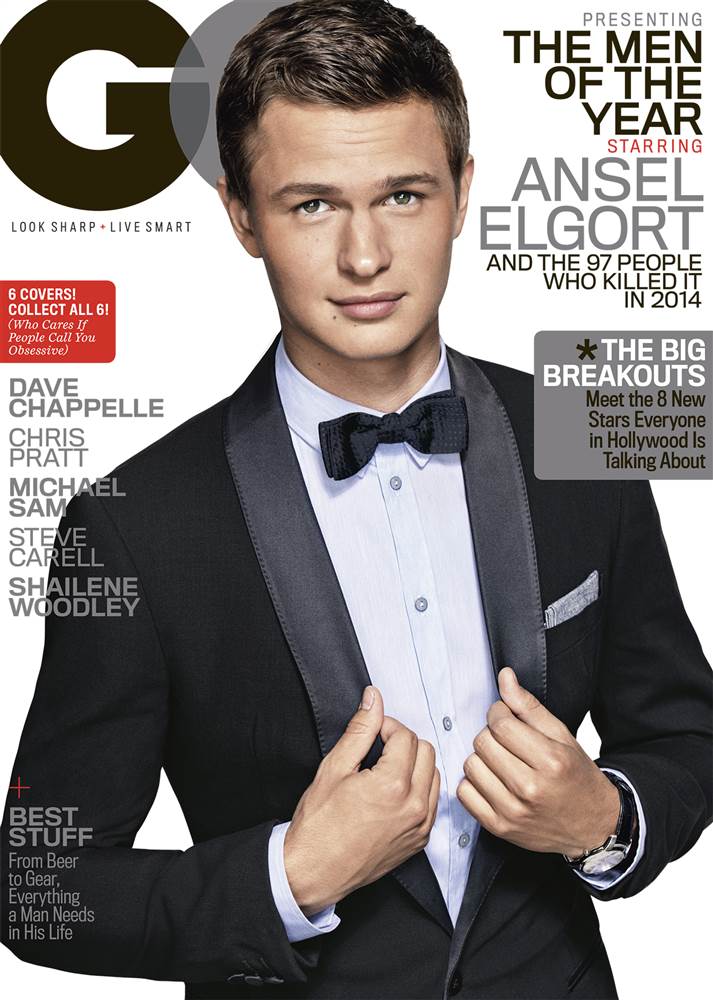 Ansel Elgort GQ December 2014 Men of the Year Cover