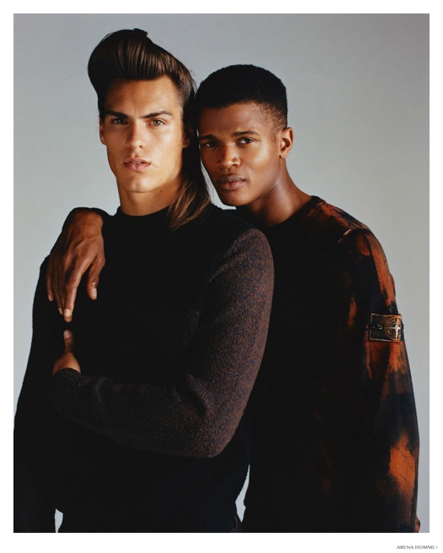 Travis Smith, O’Shea Robertson & Timothee Bertoni Deliver Quirky Shoot for Arena Homme+
