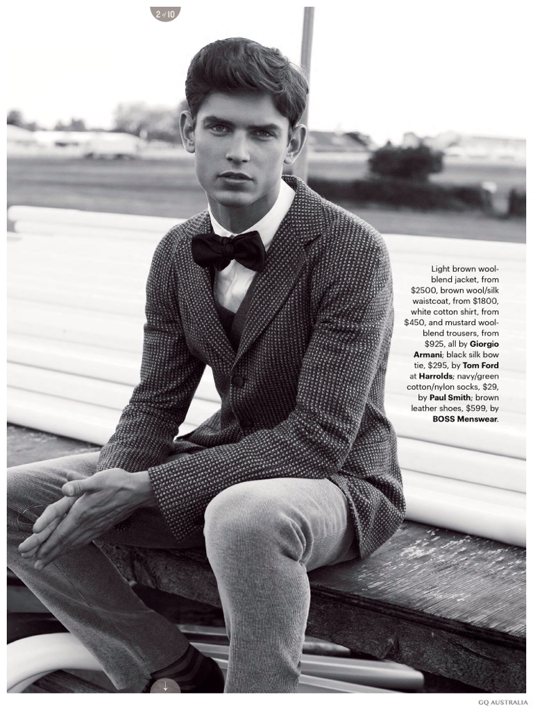 Arthur Gosse GQ Australia November 2014 Photo Shoot