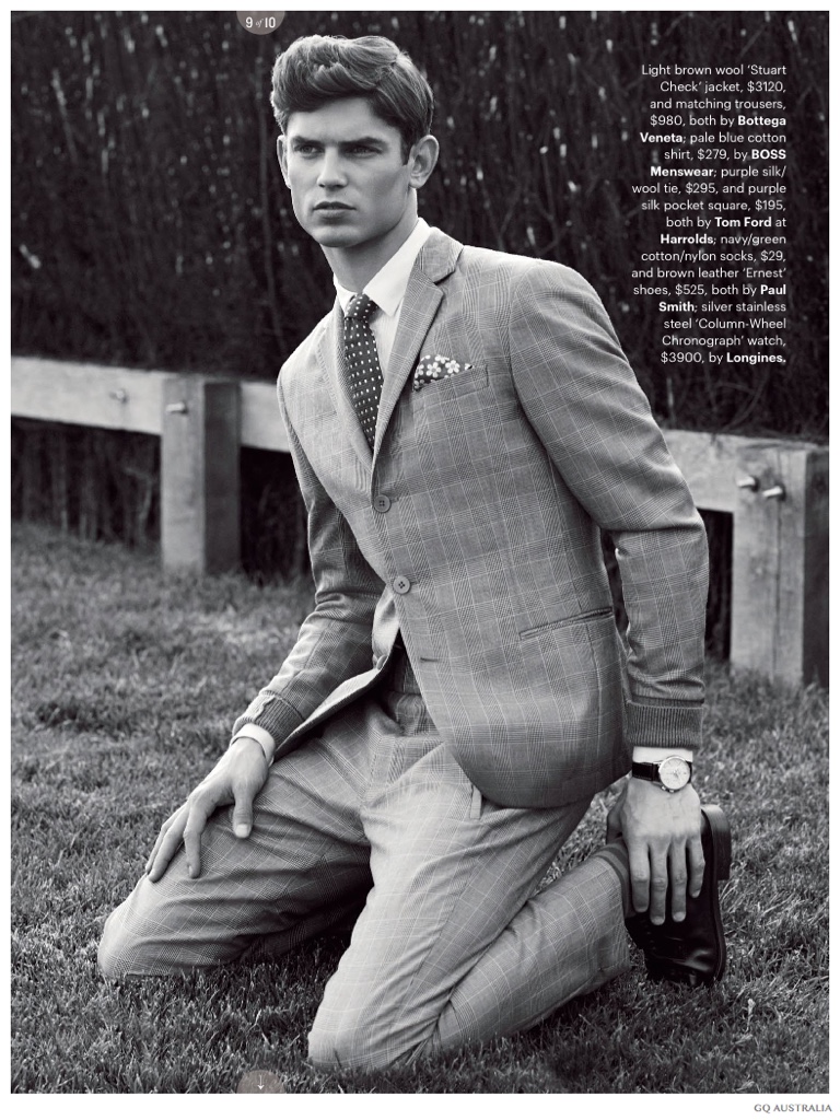 Arthur Gosse GQ Australia November 2014 Photo Shoot