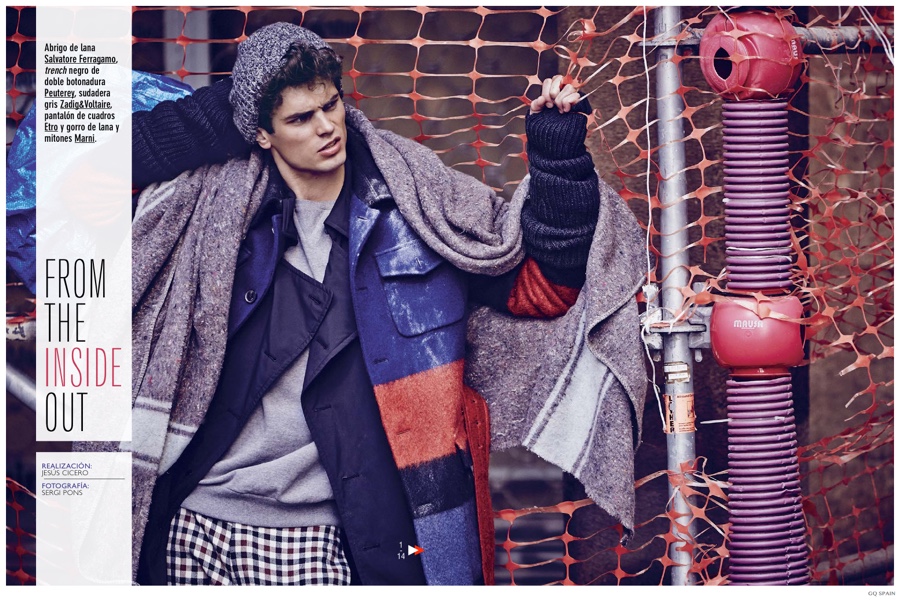 Arthur Gosse GQ Spain December 2014 Photo Shoot