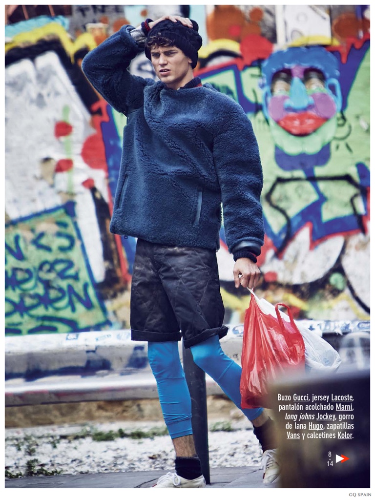 Arthur Gosse GQ Spain December 2014 Photo Shoot