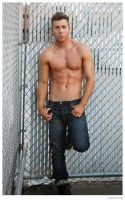 Ashley Angel Parker Poses Shirtless in Underwear, Talks to Out About