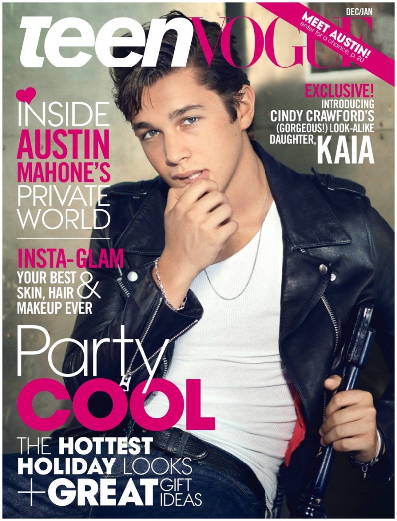 Austin Mahone Channels 50s Greaser Style for Teen Vogue December ...