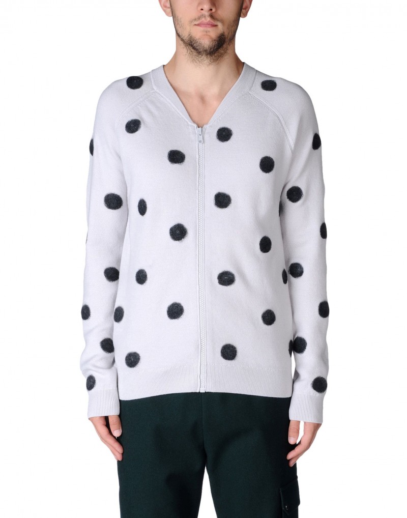 Band of Outsiders Polka Dot Cardigan