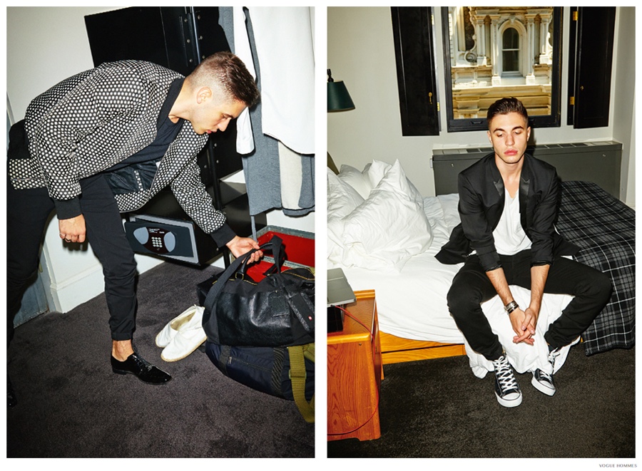 Black Atlass Poses for Vogue Hommes Photo Shoot