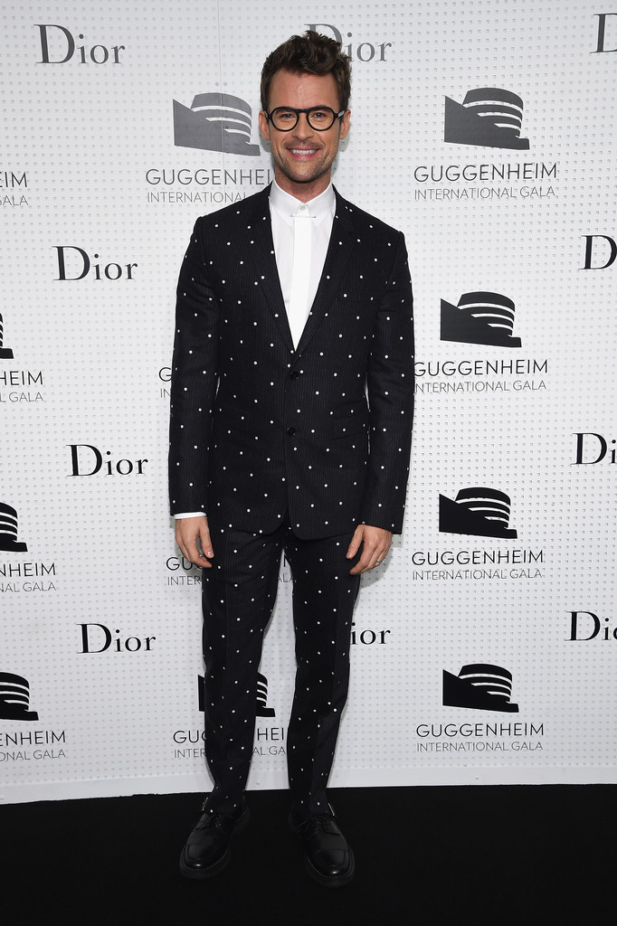 Brad Goreski Stands Out in Dior Homme's Bold Pinstripes & Polka Dots