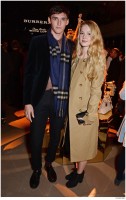 Burberry Holiday 2014 Launch Anders Hayward and Hannah Dodd at the launch of the Burberry festive campaign at the Burberry flagship 121 Regent Streets