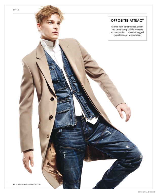 Camel Mens Fashions Fall 2014 Essential Homme Thorben Gartner 001