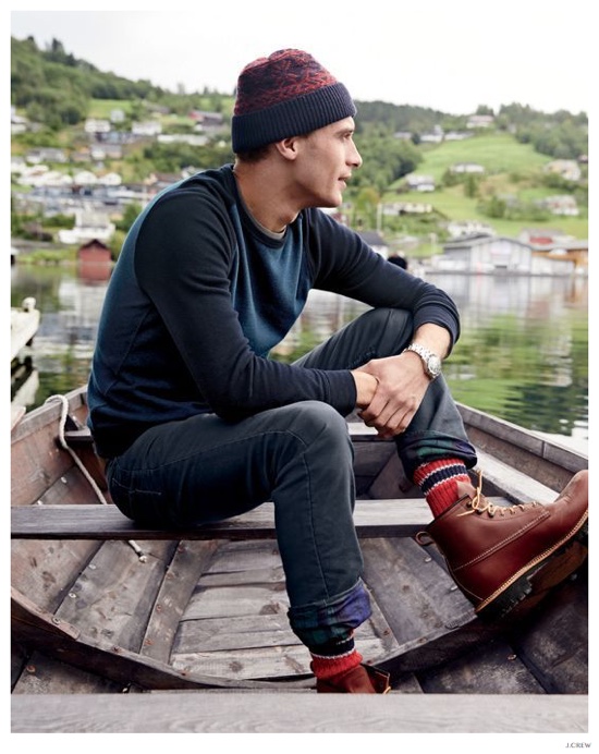 Clément Chabernaud Ventures Outdoors for J.Crew's Rugged December 2014  Men's Style Guide – The Fashionisto