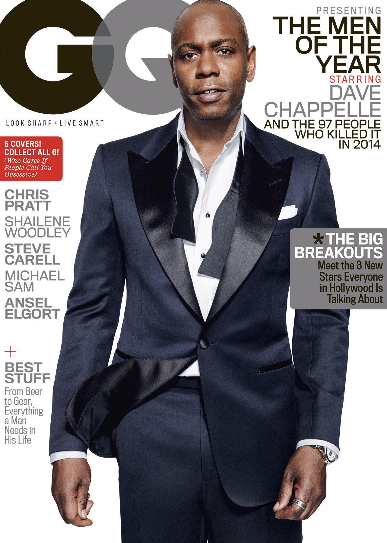 Dave Chappelle Covers GQ Men of the Year Issue