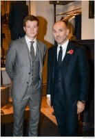 Ed Speleers Jason Basmajian Gieves Hawkes Dinner 004