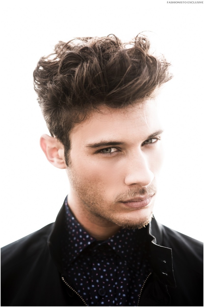 Mauro wears shirt Mirto and jacket Ben Sherman.