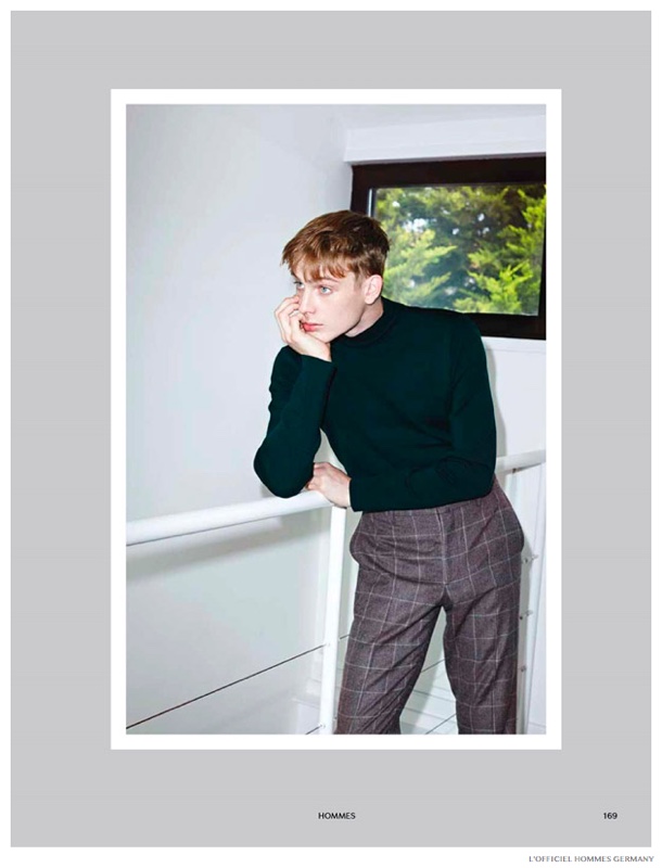 Fenn Sean is ‘All Work, No Play’ for L’Officiel Hommes Germany