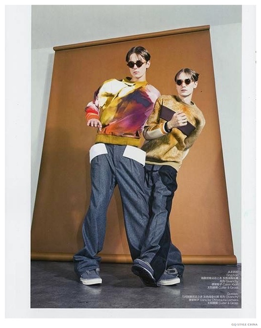 Gryphon O'Shea & Gustaaf Wassink Tackle 'Extreme Forms' for GQ Style China