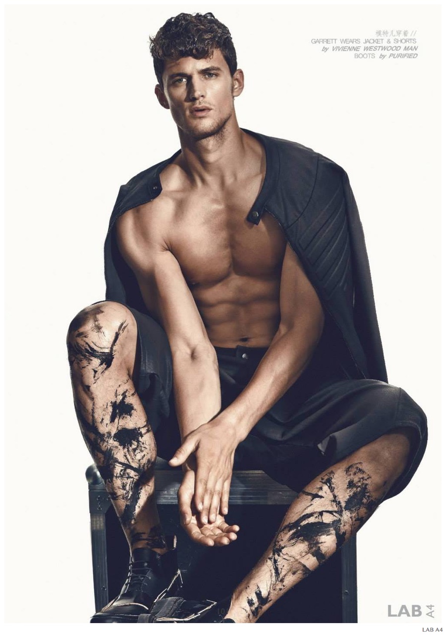 Garrett Neff Gets Artsy for Lab A4 Fashion Spread