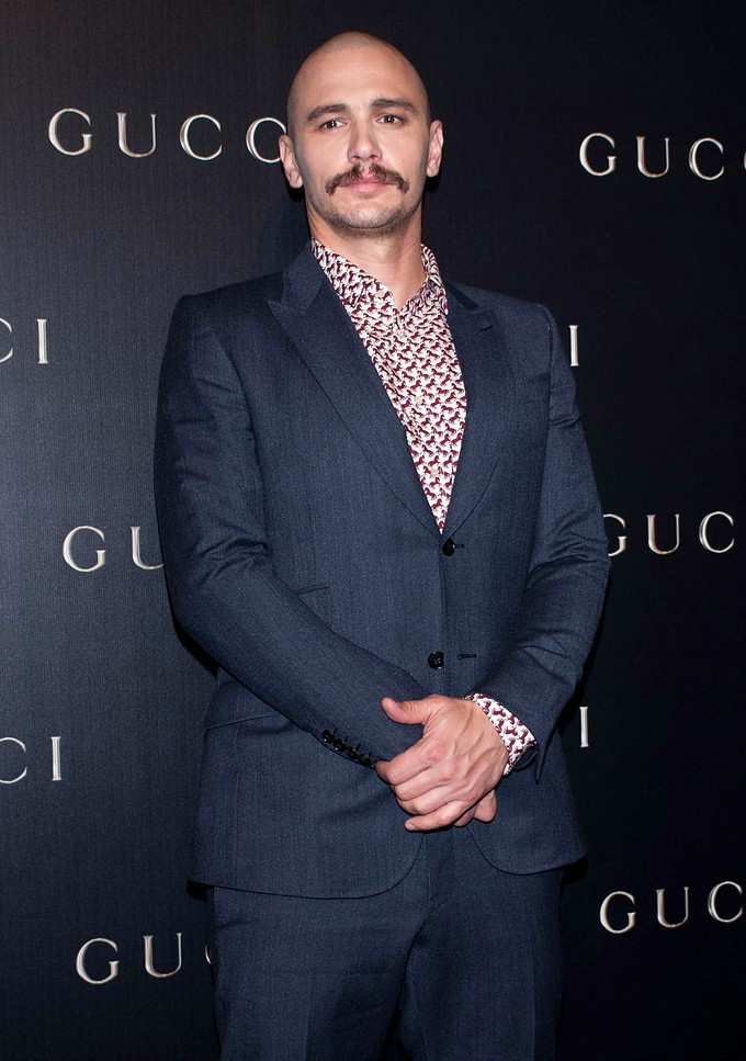 A Gucci brand ambassador, actor James Franco was on hand in Hong Kong on November 20th for the brand's celebration of its Flora Knight collection. For the special occasion, Franco wore a Gucci suit with a charming  Print Duke shirt.