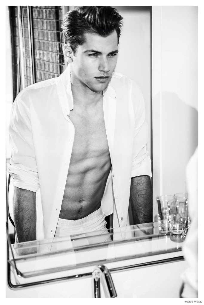 Kacey Carrig Models Underwear For Men S Week The Fashionisto