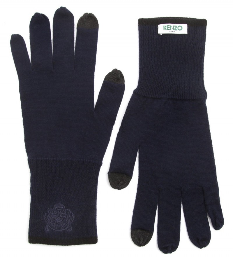 Kenzo Tiger Logo Touchscreen Gloves