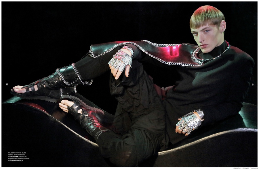 Royal Infantry: Alessio Pozzi, Andre Bona & Roberto Sipos Model Bold Fall Styles for L’Officiel Hommes Thailand