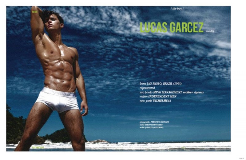 Lucas Garcez Models Calvin Klein Underwear for Hachi Beach Photo Shoot –  The Fashionisto