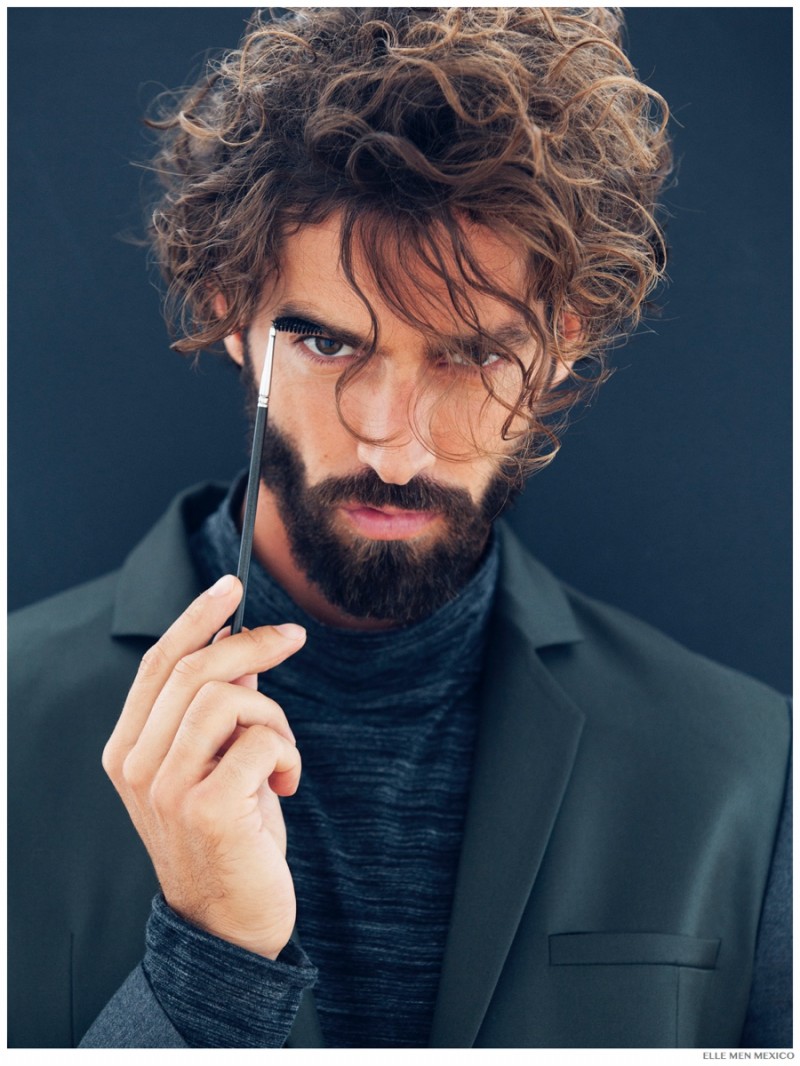 Maximiliano Patane Plays Makeup Artist for Elle Man Mexico – The ...