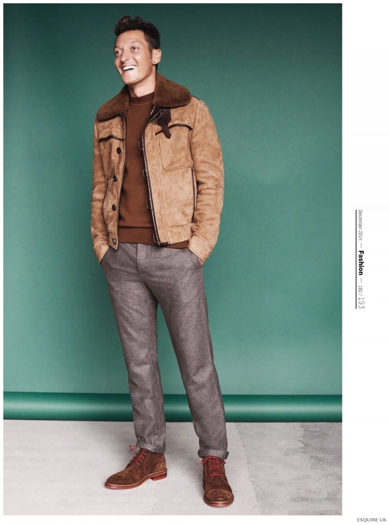 Mesut Ozil Appears in Esquire UK December 2014 Photo Shoot ...