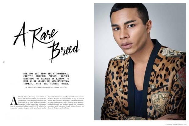 Creative Director Olivier Rousteing Turns Model L'Officiel Hommes Middle East | The Fashionisto