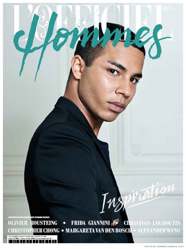 Balmain Creative Director Olivier Rousteing Turns Model for L'Officiel ...