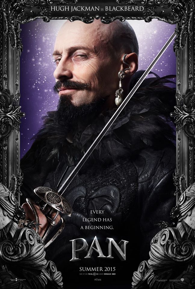 Hugh Jackman as Blackbeard