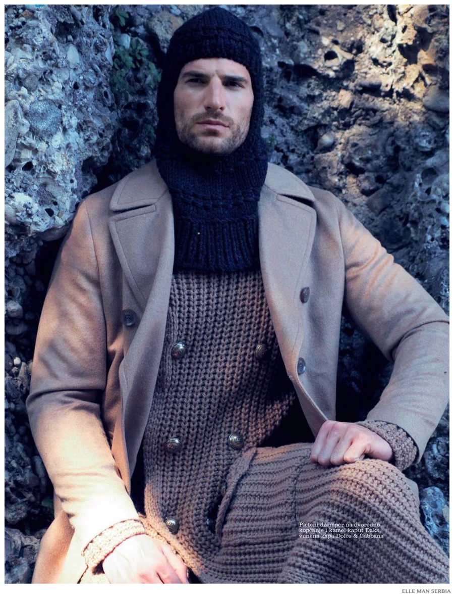 Ryan Barrett Embraces Medieval Fall with Elle Man Serbia