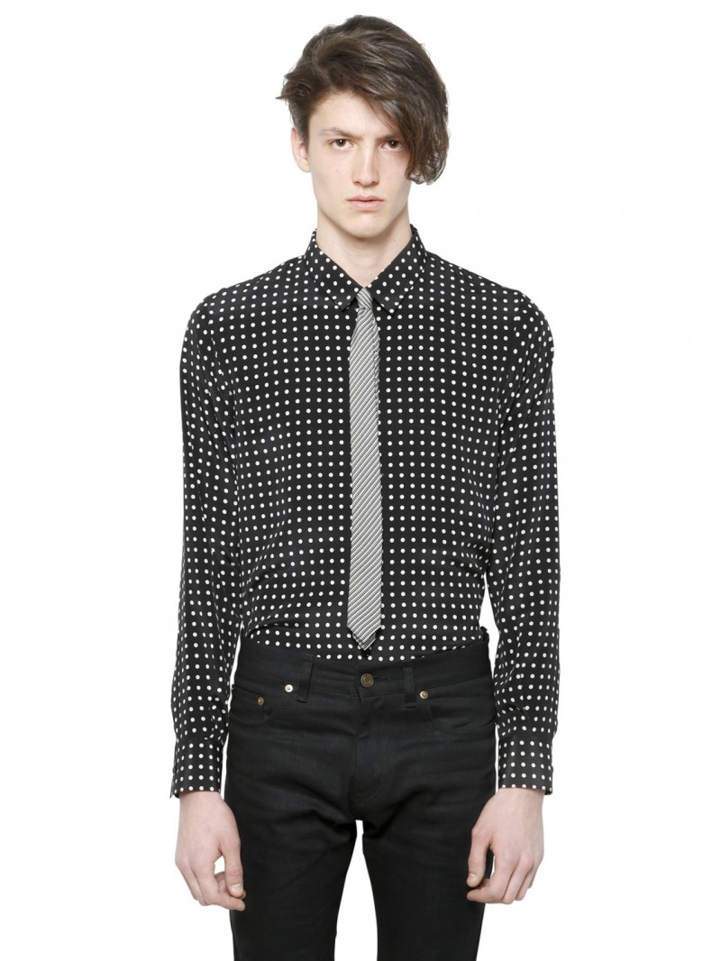 Saint Laurent Polka Dot Shirt